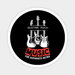 Guitar Rock Music For Guitarists Retro Magnet